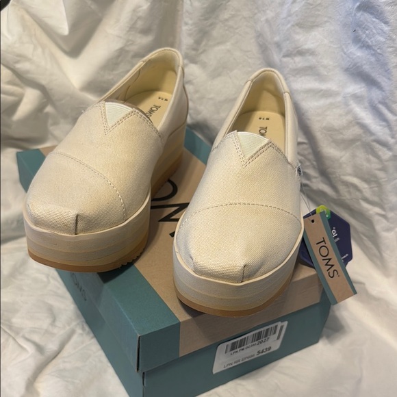 Toms Shoes - TOMS Women's Cream Slip-On Shoes